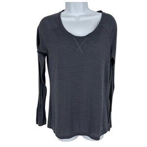 Under Armour Ultimate Burnout Long Sleeve Crew Neck T-Shirt Black Size M